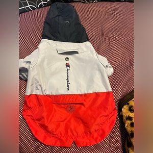 Champion dog rain jacket